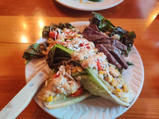 Grilled Romaine Steak Salad