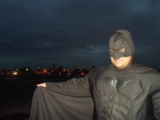 We do fun stuff all the time here at Glendale 9. Here's one of our own, dressed as Glendale's Dark Knight!