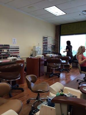 Interior view from pedicure area