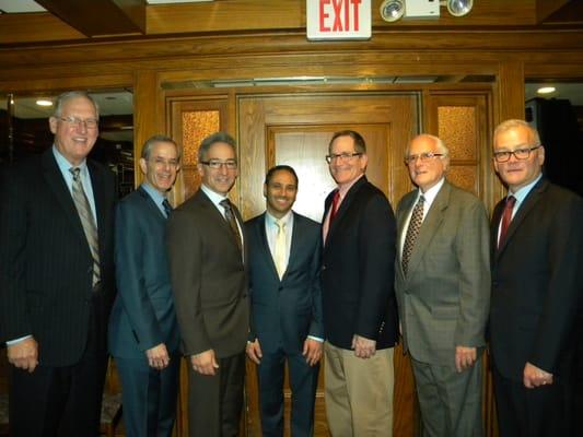 VMM Partners: Left to right: Bernard McGovern, Andrew Kimler, Joseph Trotti, Morris Sabbagh, James Burdi, Bernard Vishnick & Joseph Milizio