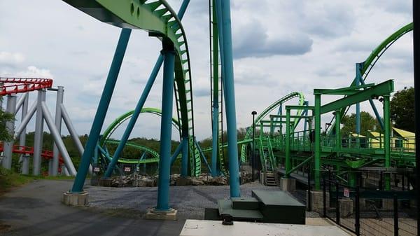 Hydra's back half, including the 2nd flatspin (corkscrew)