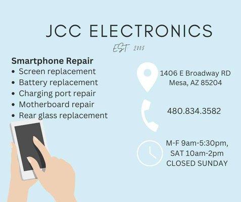 JCC Electronics Repair