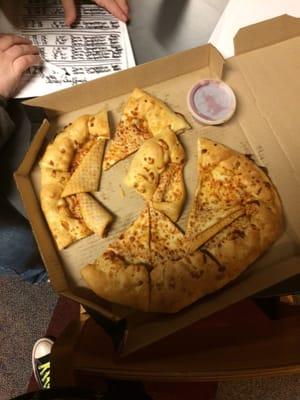 How my pizza was delivered to me.