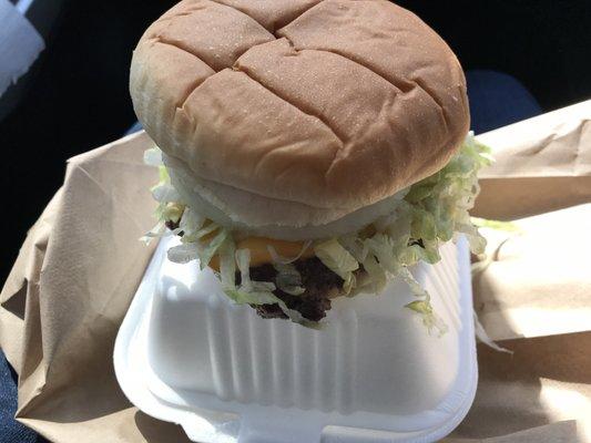 1/3 lb Cheeseburger from my first visit.  Really enjoyed it, I'll be back for sure