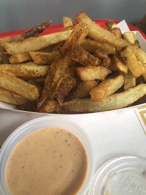 Seasoned fries w/ A-sauce