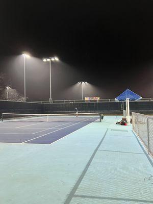 Tennis court at Pharr