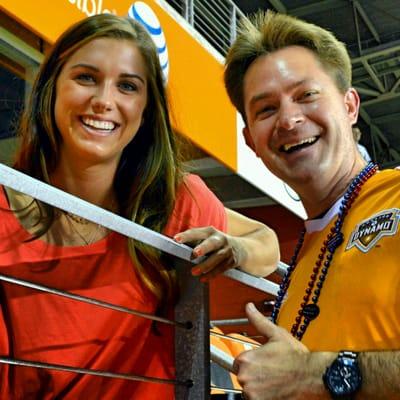 Fanpic with Alex Morgan.