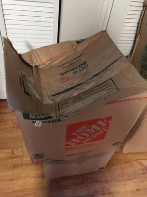 This is how my boxes arrived