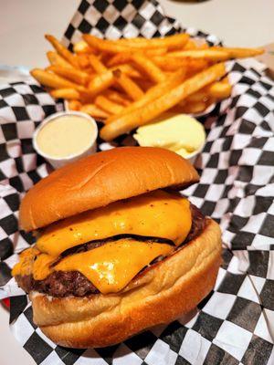 Double Cheeseburger & Fries