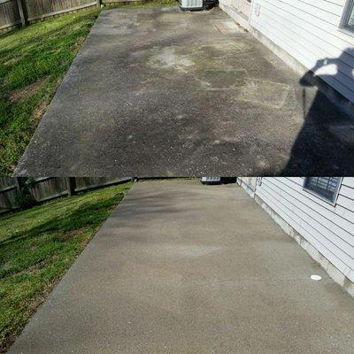 Concrete cleaning