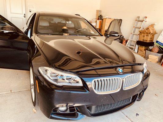 2015 BMW 550i windshield replacement