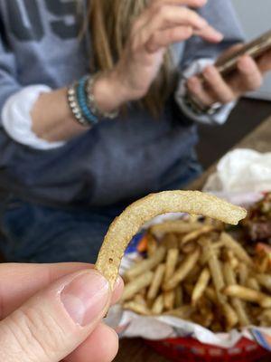 Floppy undercooked fries