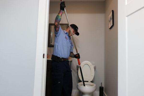 Toilet and drain unclog services