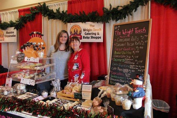 Our booth at the 2016 Old World Christmas Market at the Czech & Slovak Museum & Library. Love that they invite us each year!