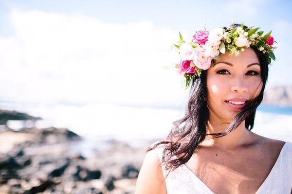 Floral head crown