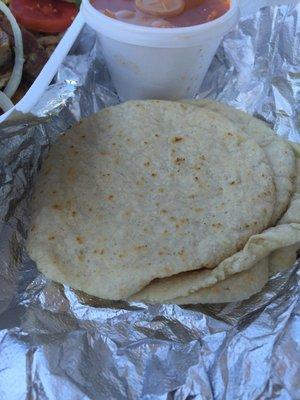 Hand made tortillas