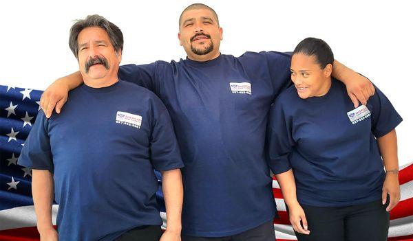 American Made Plumbing Team image of owners and workers