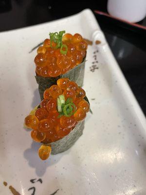 Ikura (Salmon Roe) Sushi