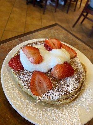 Strawberry pancakes