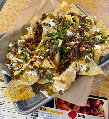 Nachos with brisket