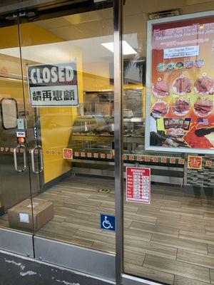 They closed earlier than what they promised business hours