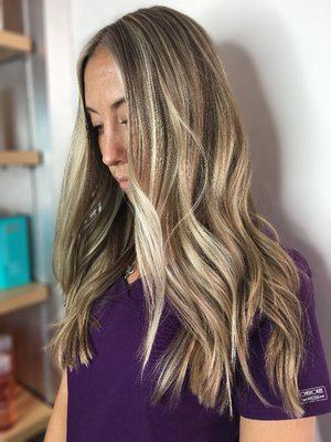 Cool blonde babylights by Austin Senior