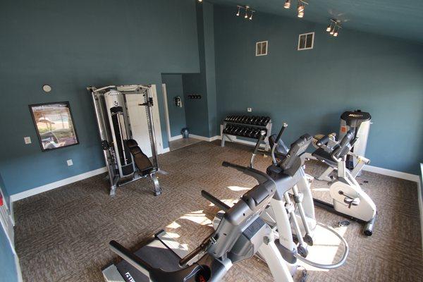 Fitness Center at Woodbridge Apartments in Dallas, Texas.