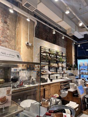 Adorable front counter area.