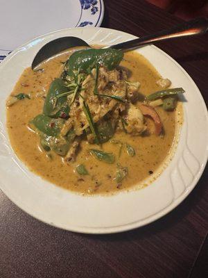 Red Thai Curry with chicken