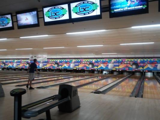 Lanes and TV's