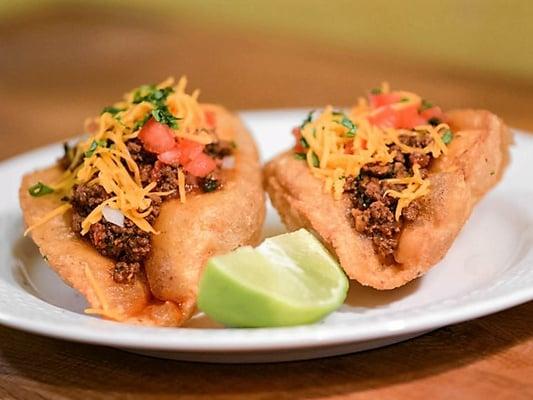 Azteca Puffy Tacos