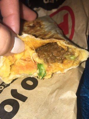 Didn't know a stuffed grilled taco had lettuce