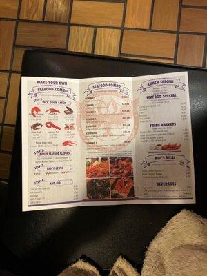 Inside menu