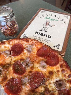 Build Your Own 12" Thin Crust Pizza Pie - Pepperoni and Sausage