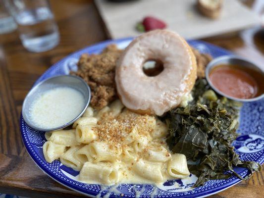 Doughnut and Country Fried Chicken