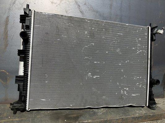 Radiator before it is fixed