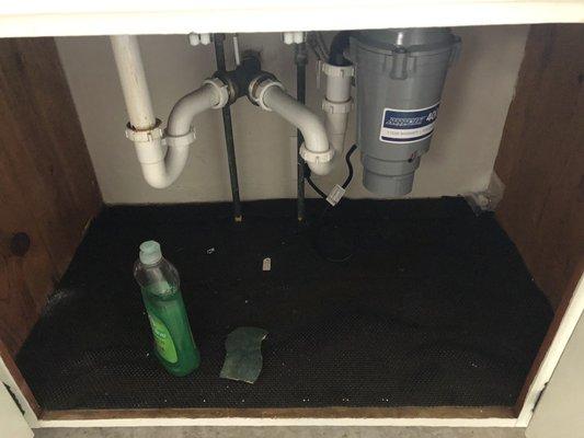 Under sink