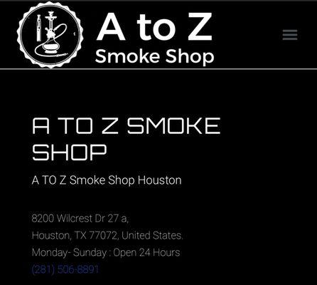 A To Z Smoke Shop