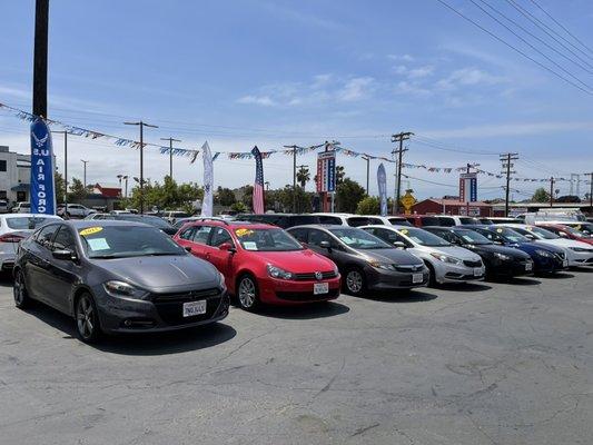 Sedans galore! We have a wide selection of sedans! Stop by today to find the one that's right for you!