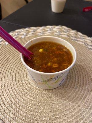 Super yummy sweet corn vegetable soup very delicious winter treat