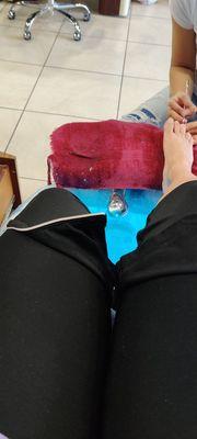 Green tea pedicure