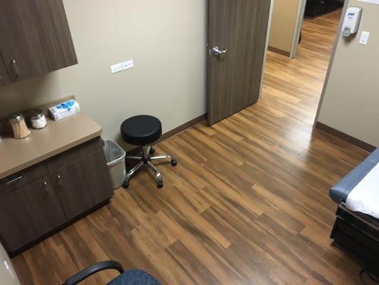 Spacious Exam Rooms