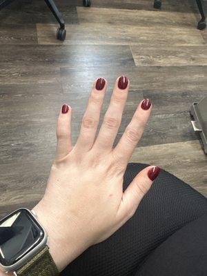 Gel manicure by Lynne