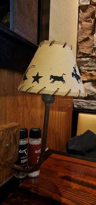 Cute little rawhide faux lamps!!!