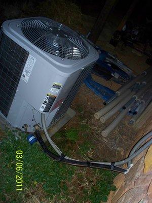 95% furnace 2 1/2 ton 13 seer air-conditioner installed for client. pic 2-2