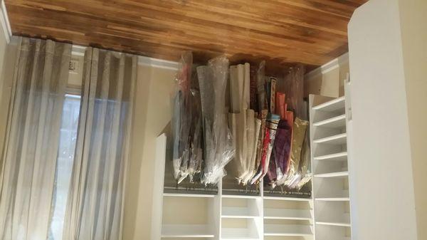 We also build custom closets