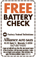 Free Battery Check