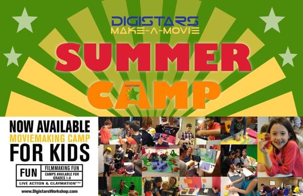 NOW AVAILABLE : Moviemaking Camp for KIDS!