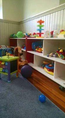 We have engaging toys for all ages with plenty of free play time for children to explore the toys.