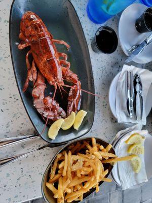 Lobster and truffle fries